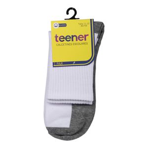 MEDIAS SOCKS SCHOOL SPORT HOMBRE BLANCO