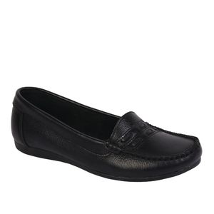 MOCASINES CASUALES MOCA NEGRO - MUJER