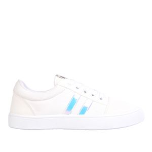 TENIS MODA CASUALES BLANCO PRAGA3  - DAMA