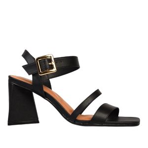 SANDALIAS TACO NEGRO SOFI - DAMA