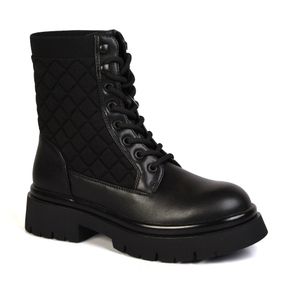 BOTAS CASUAL OLIVE NEGRO - DAMA