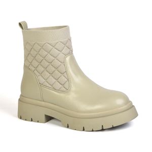 BOTAS CASUAL OLIVE VERDE - DAMA