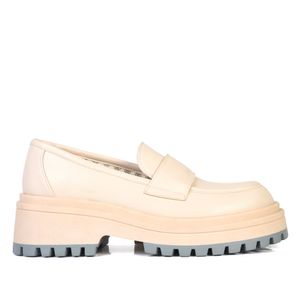 MOCASINES CASUAL RAFA BEIGE - DAMA