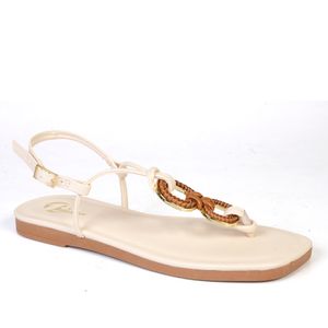 SANDALIAS CASUAL ALIX BLANCO - DAMA