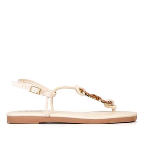 SANDALIAS CASUAL ALIX BLANCO - DAMA