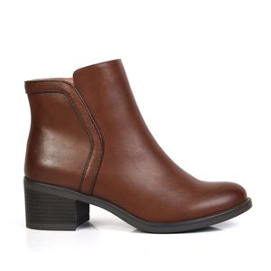 BOTAS CASUAL GLORIA CAFÉ CLARO - DAMA