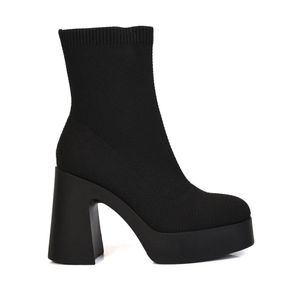 BOTAS CASUAL WOLFI NEGRO - DAMA