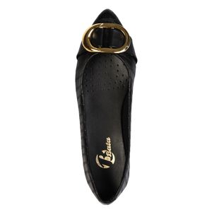 BALLERINAS CASUAL LAUREL NEGRO - DAMA