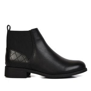 BOTAS CASUAL VOLUMEN NEGRO - DAMA