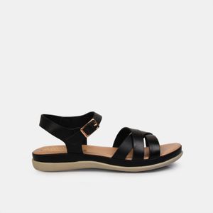 SANDALIAS  COLERIN NEGRO - DAMA