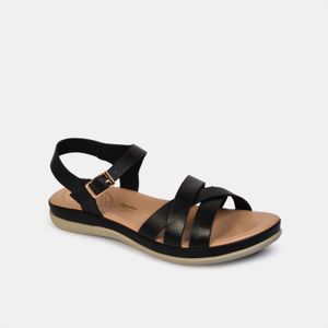 SANDALIAS  COLERIN NEGRO - DAMA