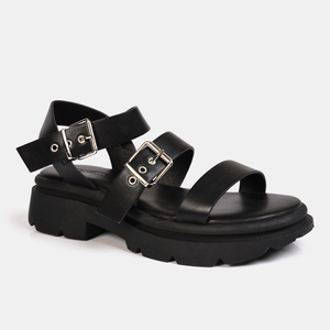 SANDALIAS  323LEE02 NEGRO - DAMA