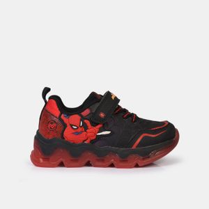 TENIS 2SPIDERMAN NEGRO - NIÑO