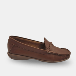 MOCASINES CASUAL SUSANA CAFÉ - DAMA