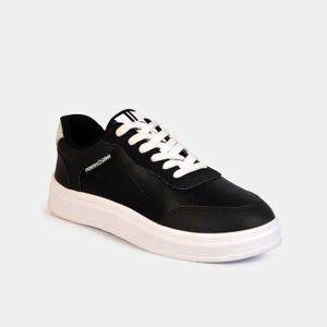 TENIS MODA  SKATER NEGRO - DAMA