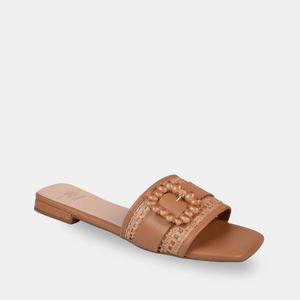 SANDALIAS  AMBA CAMEL - DAMA