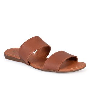 SANDALIAS PLANAS JENNY CAFÉ - DAMA