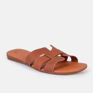 SANDALIAS PLANAS JENNY CAFÉ - DAMA