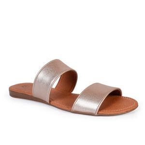 SANDALIAS PLANAS JENNY DORADO - DAMA